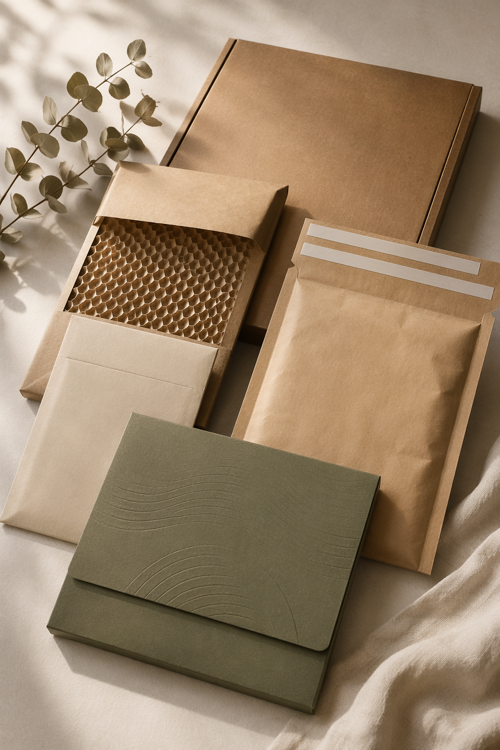 Custom kraft paper mailers, honeycomb paper mailer and embossed paper envelope