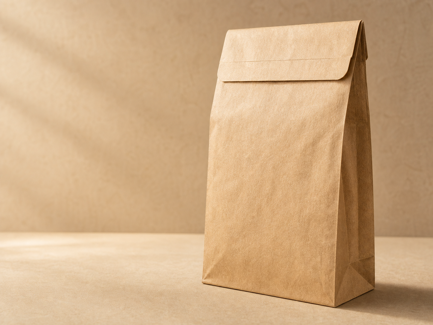 Unbranded kraft paper mailing bag